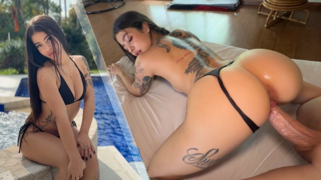 Pool Day and Hard Sex with the Beautiful Colombian Teen Anna Cherry7