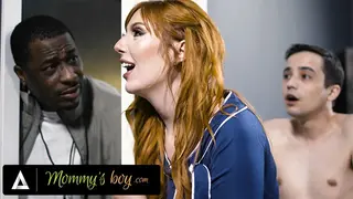MOMMY'S BOY - Pervert MILF Teacher Lauren Phillips Takes 18yo Student's Cock, then Gym Teacher's BBC