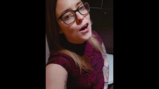 Masturbating in a Public Toilet at the Club