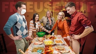 Thanksgiving is a Time when Family Cums Together, & this Holiday Season, things will get Rowdy