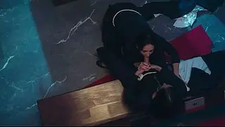 Trans Nun Fucks Girl - Shelena Creampies Vixi Rafi