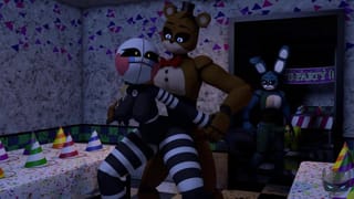 Freddy Plays with the Puppet (with Sound)