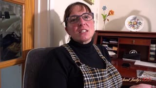 Full Video - Aunt Judy's XXX - Your 48yo Busty Redhead MILF Boss Ruby Catrall Sucks Your Cock at the Office