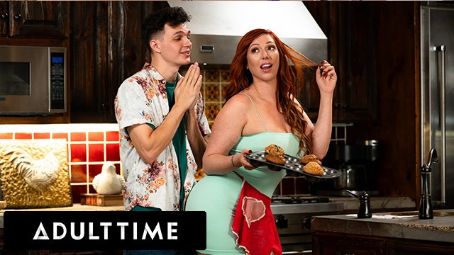 ADULT TIME - MILF Lauren Phillips LOVES getting Fucked by her Teen Stepson's Scrawny best Friend