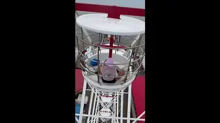 Teaser Ashlee Louise Rain Squirting on Ferris Wheel