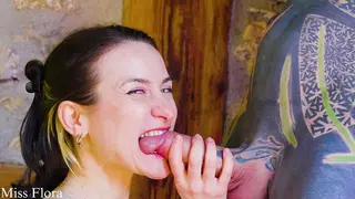 POV Cock Biting Blowjob with Cumshot Compilation with Peter Hooke, Rooster, Nikolaz Zpageti and Goddess Yazmin