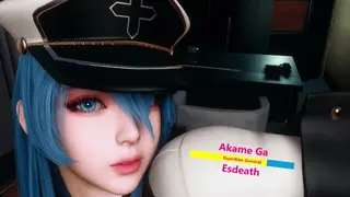 Shogun General porn video – Akame Ga - Esdeath × Guardian General - Lite Version