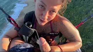 SEX AT HIGH ELEVENTS HAVING SEX ON A PARAGLIDER