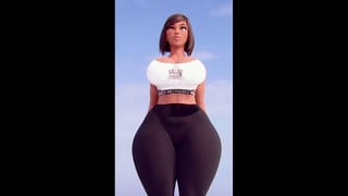 Anya Swells (hourglass Expansion Animation)