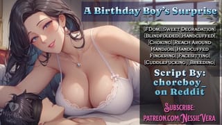 A Birthday Boy's Surprise | Erotic Audio