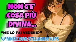 [ITA] La Tua Cugina Acquisita Scopre Il Tuo Cazzo per La Prima Volta E Chiede La Tua Sborra [IN ITALIANO] F4M Audio Roleplay