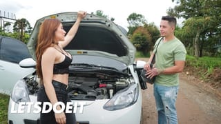 Hot MILF Leela Moon Fucks her Mechanic - LATINA MILF