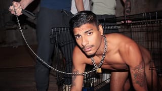 🐶 Humiliated Frat Pledger Apollo Endures Sexy Hazing: Dog Caged, Water Bowl, and Anal Submission - Pornhub Gay