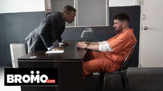 BROMO - Officer Adrian Hart Fucks Chris Damned until he Shoots his Load all over the Mirror - Pornhub Gay