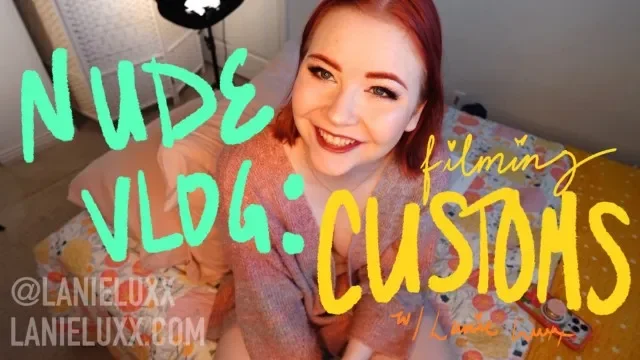 Nude Vlog: Filming Customs !!! behind the Scenes with a Disabled Porn Creator...
