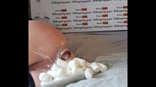 Anal Twink Insert 24+ Large Marshmallow up his Ass till Creamy Huge Anal Prolapse. - Pornhub Gay