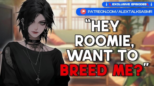 [F4M] Goth Roommate Distracts you with her Tits [milking your Cock] [cum on my Tits] | ASMR GF