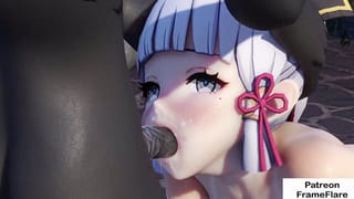 Ayaka Genshin Impact Hentai Animation Uncensored