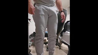 Gray Sweat Pants with Giant Boner - Pornhub Gay