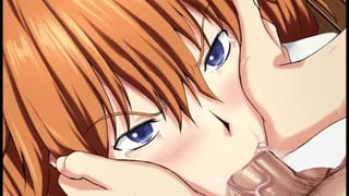 Asuka gives Blowjob - Hentai Deepthroat
