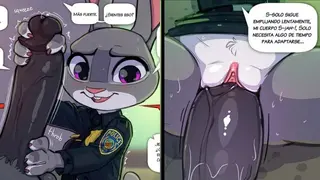 Judy Hopps Sucks and Rides the Boss's Cock to get her Promotion