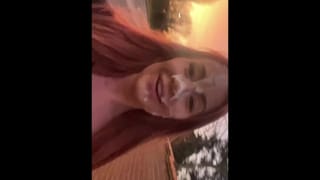 BRITISH STEP MUM Takes MASSIVE FACIAL then Walks OUT IN PUBLIC!