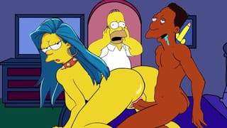 Marge Simpson Cheats on her Husband Homer