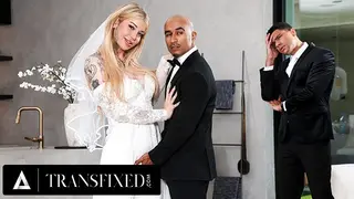 King Noire porn video – TRANSFIXED - Gorgeous Trans Bride Gracie Jane Cheats with her Man of Honor just before her Wedding