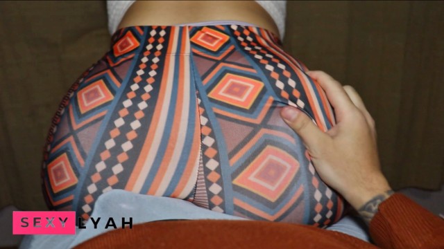 My Friend's Mom made me Cum in my Pants doing a Lap Dance in Flare Pants