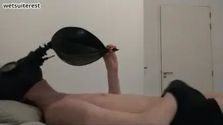 Jerking with Rebreather Bag Rubber Gas Mask Breathplay Wetsuiterest - Pornhub Gay