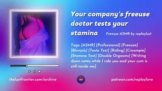 Hot Freeuse Sexual Wellness Doctor Tests your Stamina - ASMR