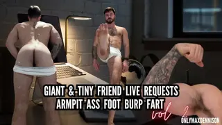 Giant & Tiny Live Requests - Armpit Ass Foot Burp Fart - Pornhub Gay