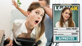 VIP4K. Slutty Teen Una Fairy knows she's a Bad Girl and got Spanked by a Loan Manager