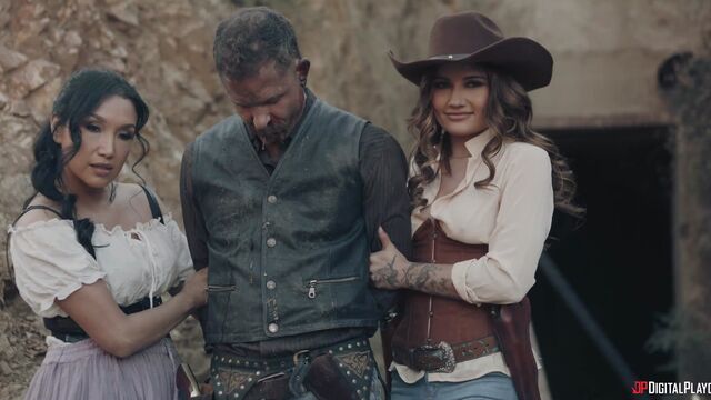 Cowgirl trailer with slutty Kimmy Granger and Adria Rae from Digital Playground
