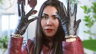 Glove porn video – Leather Glove Fetish ASMR