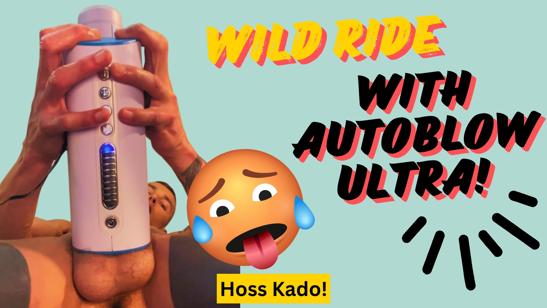 POV PORN Autoblow Ultra goes WILD on Hoss Kado BWC.
