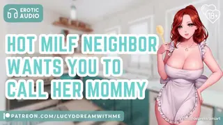 The Sweet MILF next Door wants you to Call her Mommy | F4M Audio Roleplay | Gentle Domme | Titjob