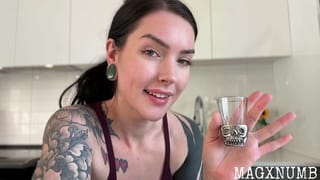 Magxnumb makes you Drink your Cum and Edge Endlessly