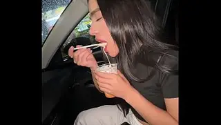 I took my girlfriend to eat cholado, I ended up touching her Hot Panocha in a Public Park