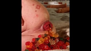 Gummi Bears Anal Insertion Whit Sweet Prolapse. - Pornhub Gay