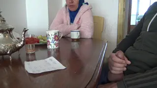 58-year-old Moroccan Mother Masturbating with Stepson