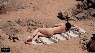 Horny College Girl Fuck a Stranger in a Nude Beach - little Arden