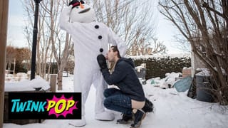 TWINKPOP - Tattooed Guy Bo Sinn Gets Dressed as a Snowman and Fucks all of Benjamin Blue's Holes - Pornhub Gay