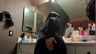 Im your Stepmom getting Ready for Work in the Bathroom