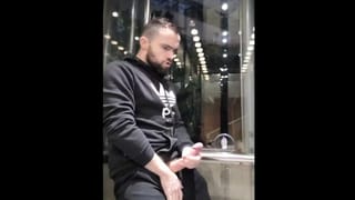 Big Cock Cums in a Public Elevator - Pornhub Gay