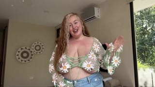 Big Boobs Youtuber Bra vs no Bra Compilation - G-CUPS in a Shirt