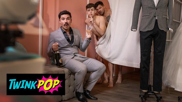TWINKPOP - Handsome Brysen Pounds his Tailor Joey Mills' Sweet Ass behind his Fiance's back - Pornhub Gay