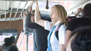 Schoolgirl Groped and fucked by japaneses