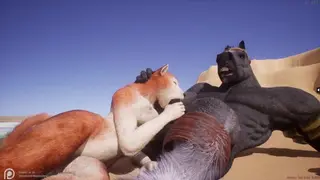 WildLife - Wolf Fucking a Horseman