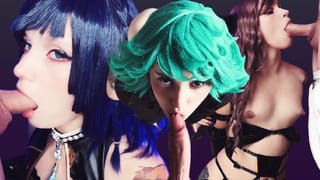 Best Cosplay Blowjob Cumshots Compilation